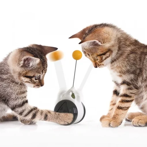 Auto-balancierendes interaktives Katzenspielzeug