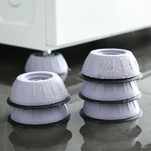 Ikke-vibrerende gummi vaskemaskine fødder