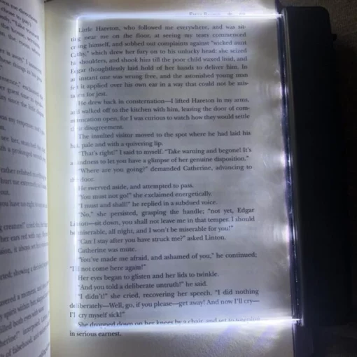 Flat Book Light