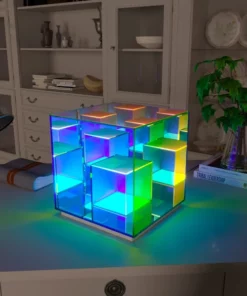 Magic Chamber Cube Table Lamp