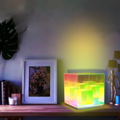 Magic Chamber Cube Tafellamp