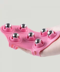 Metal Roller Ball Massage Glove