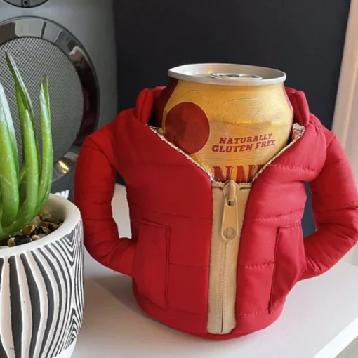 Vetoketjullinen takki juoman pitämiseen viileänä