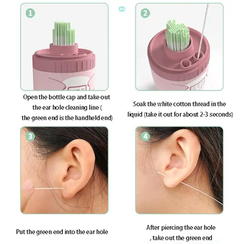 Disposable Earring Hole Cleaner Set