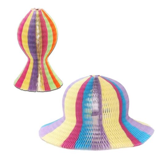 Foldable Magic Vase Paper Sun Hats