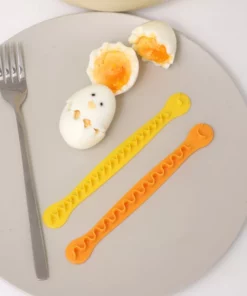 2 Pc Lace Boiled Egg Cutter
