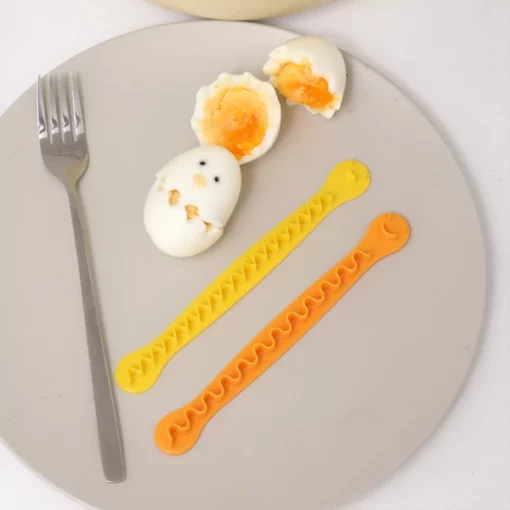 2-delni čipkasti rezalnik za kuhana jajca