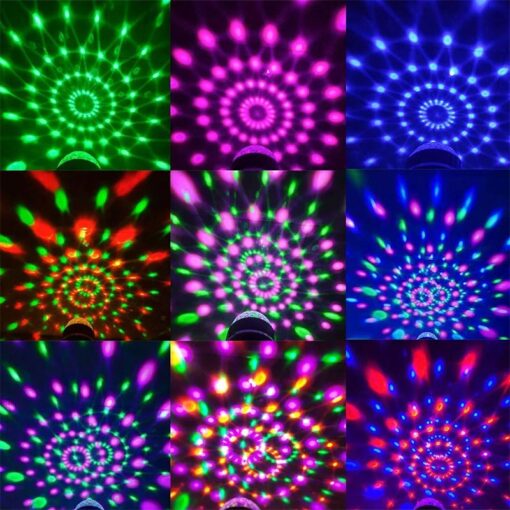 LED Disko Ball Bonbilla birakaria koloretsua