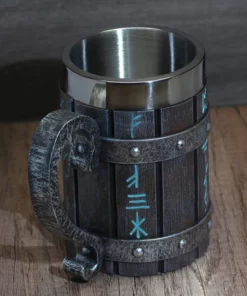Nordic Rune Beer Tankard