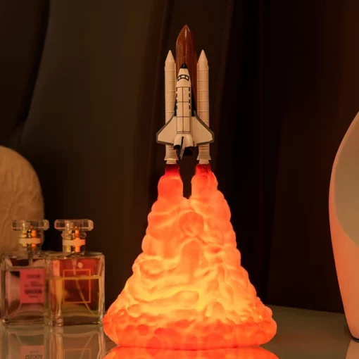 3D-светильник для космического челнока для ночного декора