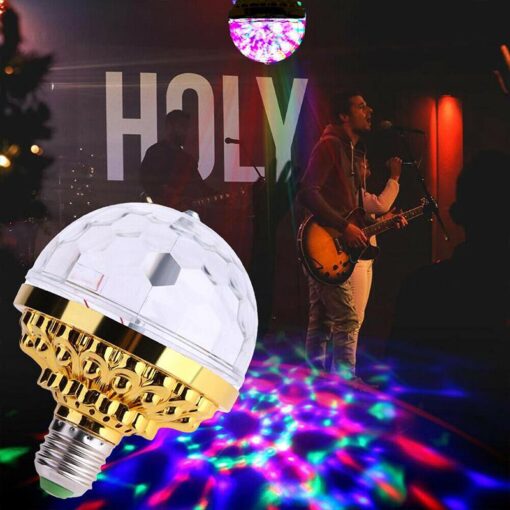 Πολύχρωμη περιστρεφόμενη λάμπα LED Disco Ball