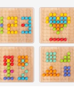 Wooden Board Bead Game