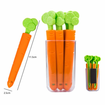 5 Pcs Sealing Carrot Bag Clips