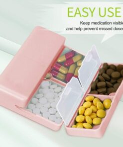 7 Compartments Pill Organizer Box
