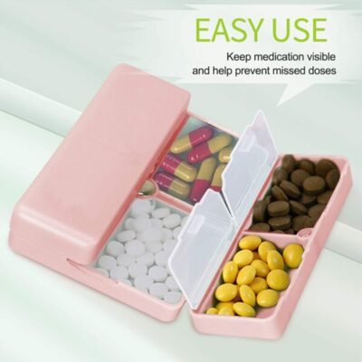 7 Compartments Pill Organizer Box