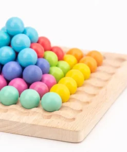 Wooden Board Bead Game
