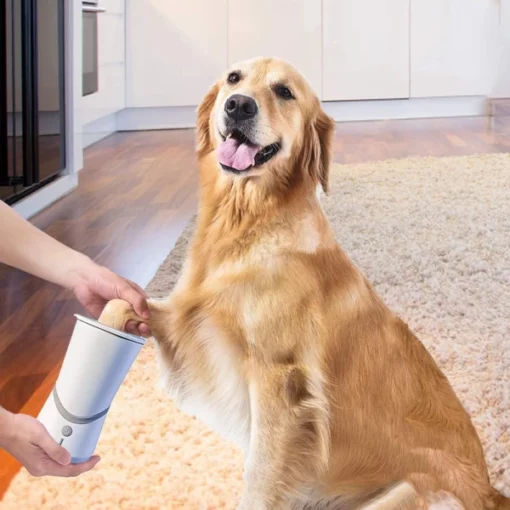 Limpiador eléctrico recargable para pies de mascotas