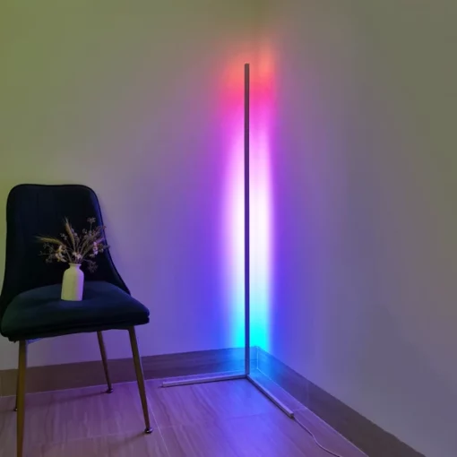 ကြိုးမဲ့ထိန်းချုပ်မှုဖြင့် အရောင်ပြောင်း LED RGB ကြမ်းပြင်မီးအိမ်