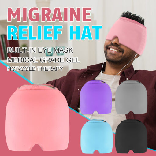 Kompresijas migrēnas mazināšanas cepure