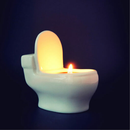 Kreativna smiješna toaletna aromaterapijska svijeća