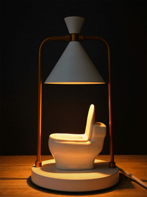 კრეატიული სასაცილო ტუალეტის არომათერაპიის სანთელი