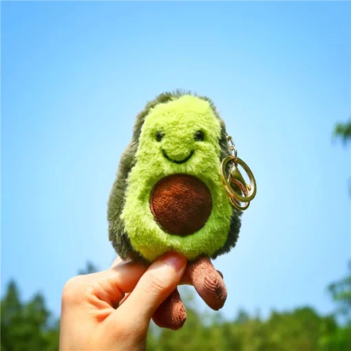 Cute na Avocado Keychain Plush