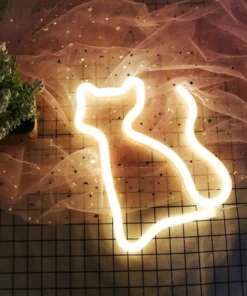 Cute Cat Neon Light Sign