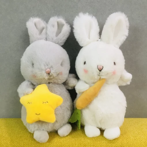 Akanaka Fluffy Bunny Stuffed Animal