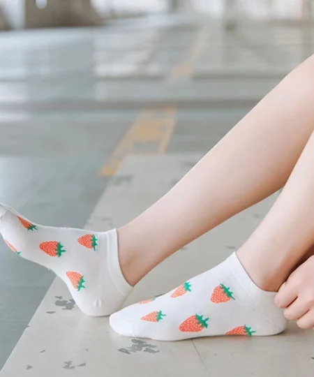 Cute Strawberry Socks