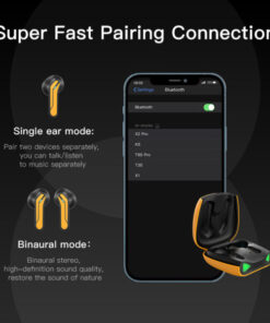 Wireless Ultra-Low Latency HI-FI Stereo Sound Noise Cancelling Earbuds