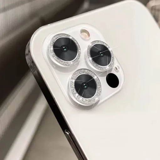 Protector de lente de cámara de diamante para iPhone 11 e posteriores