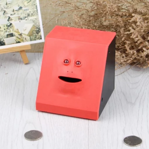 Kutija za spremanje novčića u obliku lica