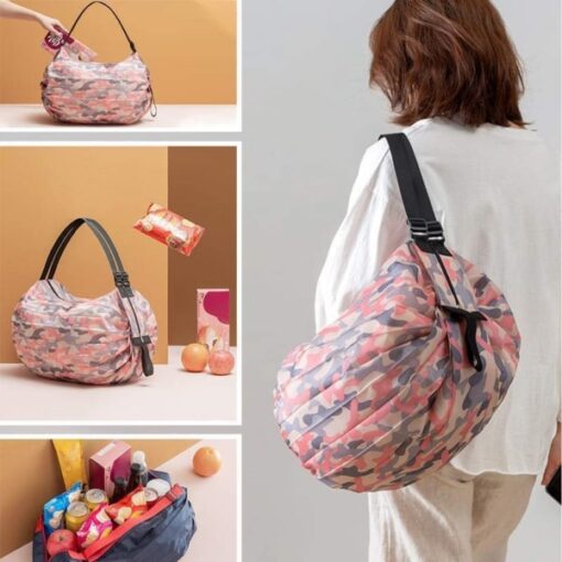 Foldable Travel Usa ka abaga Portable Shopping Bag