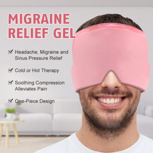 Sombrero de compresión para aliviar la migraña