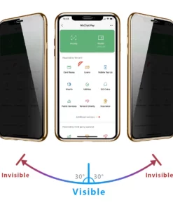 Anti-Peep Magnetic Case For iPhone