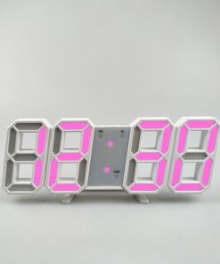 3D Modern Digital Led Wall Clock