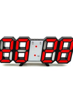 3D Modern Digital Led Wall Clock