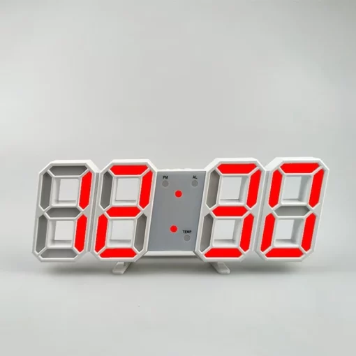 3D модерен цифров дигитален стенен часовник