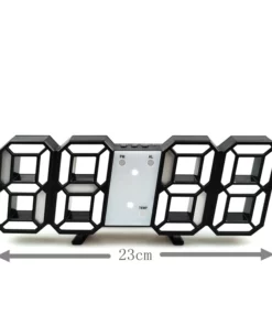 3D Modern Digital Led Wall Clock