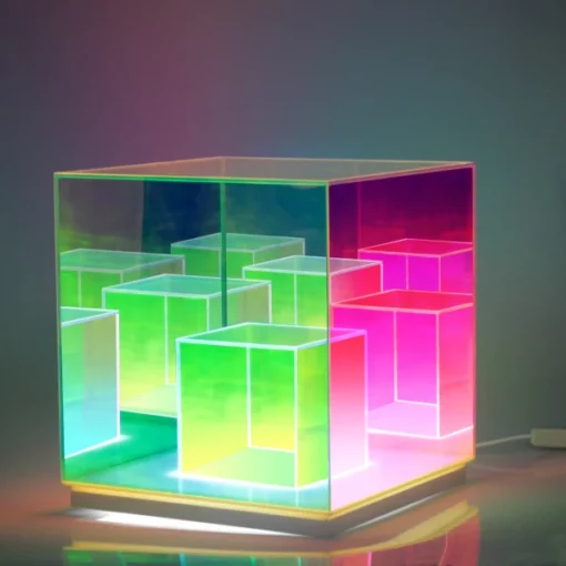 Magic Chamber Cube Tafellamp