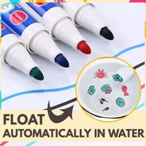 Caneta mágica de pintura de água para fazer seus rabiscos flutuar