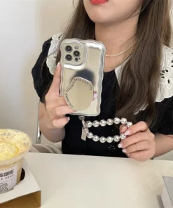 Matte Silver Ball Bracelet Air Cushion Case for iPhone