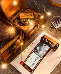 Custom Colorful Camera Roll Keychain