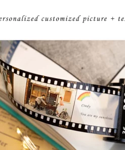 Custom Colorful Camera Roll Keychain