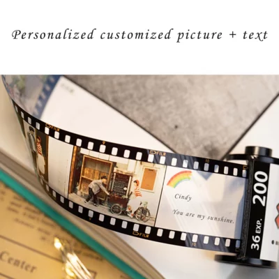 Custom Colorful Camera Roll Keychain