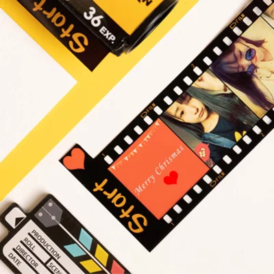 Custom Colorful Camera Roll Keychain