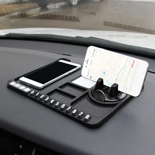 Pad telefon multifuncțional antiderapant pentru mașină