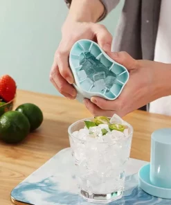 Portable 2 In 1 Ice Bucket Mold With Lid