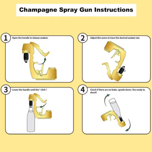Bar Party Pivo Champagne Launch Prop Gun