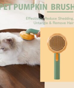 Pumpkin Pet Brush